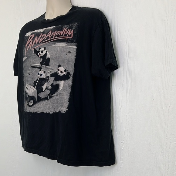 Riot Collective - Medium Pandamonium On A Golf Cart Graphic Short Sleeve T Med - Picture 6 of 9
